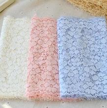 1 Meter/lot Colorful Lace Trim Eyelash Elastic Stretch Lace Trim Free shipping 2024 - buy cheap