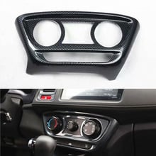 Carbon Fiber Style Car Air Condition Adjust Button Switch Decoration Cover Frame For Honda Vezel 2015-2017 Interior Car Styling 2024 - buy cheap