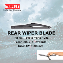 Rear Wiper Blade for Toyota Yaris Japanese / Vitz (2005-Onwards) 1pc 12" 300mm,Car Rear Windscreen Wipers,Back Windshield Blades 2024 - buy cheap