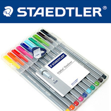 Lifemaster staedtler 334sb 10 triplus fineliner 0.3mm 10 cores conjunto desenho caneta gráficos design suprimentos de escrita 2024 - compre barato