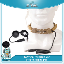 Z-Tactical Element Airsoft Tactical Headset Militar Accesorios Hunting Bodyguard Sniper Throat Mic + Tube Earphone Set 2024 - buy cheap