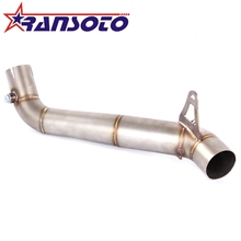 RANSOTO High Quality Motorcycle Exhaust Middle Pipe Link Pipe for HONDA CBR1000RR CBR 1000RR  2008-2016 2024 - buy cheap
