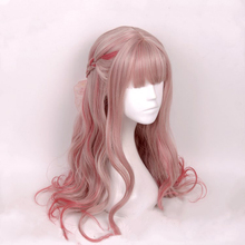 Lolita Cosplay Heradwear Pink Sweet Curly Harajuku for Adult Girls Cute Concert Event Cosplay Accessories 2024 - buy cheap