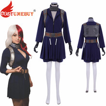 CostumeBuy-Disfraz de My Hero Academia Shoto Todoroki para mujer, disfraz de Boku no Hero Akademia, L920 2024 - compra barato