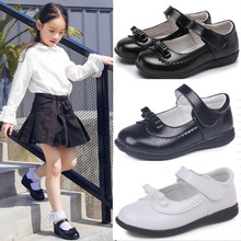 Spring Autumn Children Girls Shoes For Kids School Leather Shoes For Student Black Dress Shoes Girls 4 5 6 7 8 9 10 11 12 13-16T 2024 - buy cheap