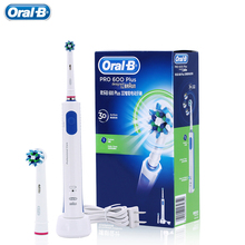 Oral B Pro 600 Plus Electric Toothbrush Rechargeable 3D Sonic Rotating Tooth Brush for Adults Teeth Whitening Oral Hygiene 2024 - buy cheap
