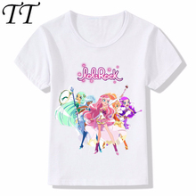 Children LoliRock Magical Girl Design Funny T-Shirts Boys Girls Anime Great Tops Tees Kids Crew Neck Clothes For Toddler,HKP5142 2024 - buy cheap