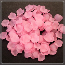 Lote de cuentas de pétalos acrílicos esmerilados para fabricación de joyas, lote de cuentas de pétalos de 15mm de color rosa, joyería artesanal, 2100 2024 - compra barato