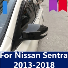 For Nissan Sentra 2013-2018 Car Rear-view Mirror Covers Shell Rearview Mirror Edge Guards Cover Exterior decoration Accessories 2024 - buy cheap