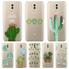 Funda de teléfono TPU para Huawei Mate 9 10 20 Lite, carcasa trasera de silicona suave con Cactus Floral y plantas verdes para Huawei Mate 7 8 9 10 20 Pro 2024 - compra barato