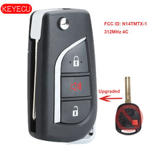 Keyecu Upgraded Flip Remote Car Key Fob 312MHz 4C Chip 3B for Lexus RX300 1999-2003 FCC ID: N14TMTX-1 2024 - buy cheap