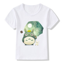 2019 Children Anime My Neighbor Totoro Print Funny T-shirts Kids Summer Top Girls Boys Short Sleeve Clothes Baby T Shirt,ooo2143 2024 - buy cheap