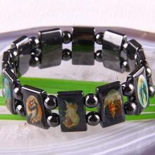 Holy Saints Magnetic Hematite Bracelet Rosary,Jesus, Ann Rita, Mary  Free Shipping 2024 - buy cheap