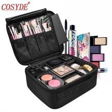 New Women Professional Cosmetic Case Beauty Brush Makeup Bag Travel Necessary Waterproof Cosmetic Bag 2024 - buy cheap