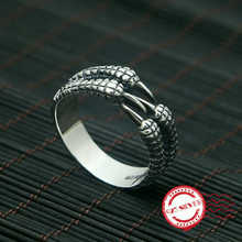 S925 серебро мужские кольца высокого класса ювелирные изделия ретро модные Орел Властного открытие коготь кольцо 2018 Новый 2024 - купить недорого