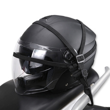 Мотоциклетный шлем веревка прочность выдвижной крючки топливный бак багажная сетка банджи Шлем эластичный веревочный ремень сетчатый ремешок высокого качества 2024 - купить недорого