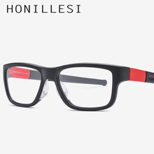 Tr90 armações de óculos ópticos masculinos, armações de óculos quadrados de alta qualidade para miopia, uso externo, óculos de prescrição 7208 2024 - compre barato
