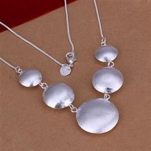 N088 Wholesale Silver Color Necklace, Factory Price High Quality Fashion Jewelry Round Necklace /acnaitua Acraitya 2024 - buy cheap