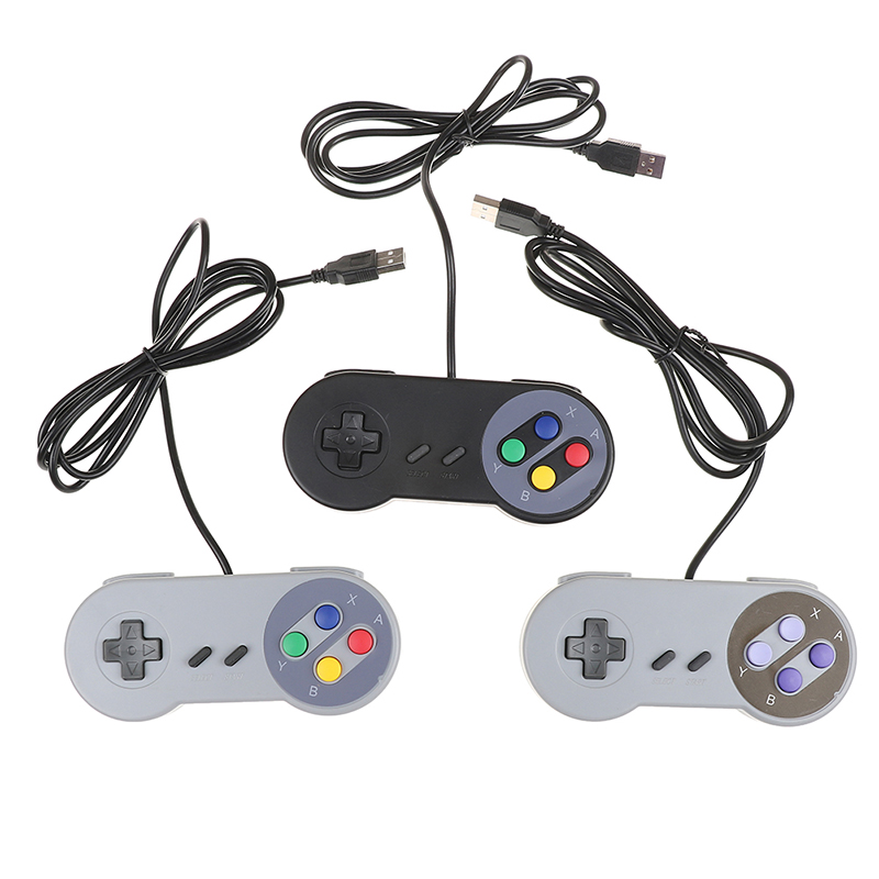 wired usb controller for pc and mac for super nintendo entertainment system