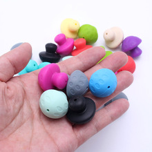 MHS.SUN BPA free mushroom silicone beads loose baby teething jewelry/toy accessories cute infant chewing bead 10 pcs SL0029 2024 - buy cheap