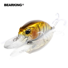 Рыболовная приманка Bearking Bk17-8A, искусственная приманка с кривошипом 65 мм, 1 шт., 16 г, 2 крючка BKK, рыболовные снасти 2024 - купить недорого
