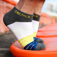 Onemix, meias de corrida masculinas, meia de algodão puro com 7 tamanhos para 7 dias de uso ao ar livre, caminhada, corrida 2024 - compre barato