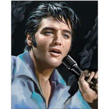 Dpsprue Full Square Round Drill 5D DIY Diamond Painting "Male Celebrity Elvis " Embroidery Cross Stitch Mosaic Home Decor 2024 - buy cheap
