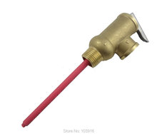 Válvula tp de bronze 3/4 "dn20, válvula de alívio de pressão de temperatura 10 peças 2024 - compre barato