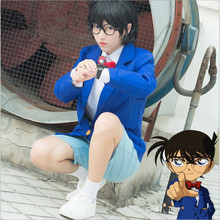 Anime Detective Conan Cosplay Edogawa Konan Cos fiesta de Halloween conjunto de traje de alta calidad para hombres/mujeres 2024 - compra barato