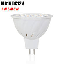 New LED MR16 DC 12V Lamp Bulb Light Bulbs 36leds 54leds 72leds 4W 6W 8W  SMD2835 Energy Saving Lights Bomebillas LED for Home 2024 - buy cheap