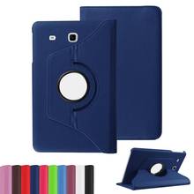 360 Rotating Bracket Flip Stand Leather PU Cover For Samsung Galaxy Tab E 9.6 inch T560 T561 SM-T560 SM-T561 TabE Tablet Case 2024 - buy cheap