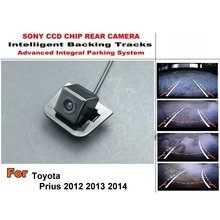 For For Toyota Prius 2012 2013 2014 HD CCD Intelligent Dynamic Tracks Rear View Reverse Backup Trajectory Camera Night Vision 2024 - buy cheap