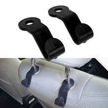 1 Pair Auto Fastener Clip Car Back Seat Headrest Bag Hanger Car Hooks for Bag Bottle Car Organizer Accessories Durable 2.5KG 2024 - buy cheap