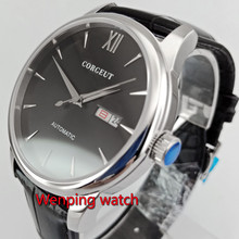 Corgeut-Reloj de pulsera para hombre, accesorio masculino de pulsera con movimiento mecánico automático, con fecha y semana, 40mm, W2768 2024 - compra barato