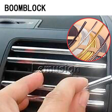 BOOMBLOCK 3m coche cuerpo estilo tira de cromo pegatinas para VW Polo Golf 4 5 Passat Hyundai Tucson Solaris Ix35 Mitsubishi ASX 2024 - compra barato