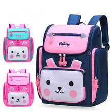 2019 new 2 sizes primary school bags cartoon rabbit princess school backpack for girls kids travel backpacks mochila escolar 2024 - buy cheap