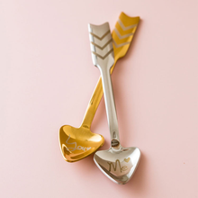 Flecha de Cupido creativa, cuchara de amor, cuchara de café de acero inoxidable, cuchara agitadora de postre, Yogurt, utensilios de cocina personales 2024 - compra barato