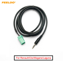 FEELDO-Adaptador de entrada auxiliar para coche, Cable de interfaz de 3,5mm para Renault/Clio/Megane/Laguna MP3/iPod/iPhone # AM2779, 20 Uds. 2024 - compra barato