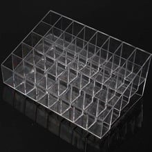 Trapezoid Clear Makeup Display 40 Lattices Lipstick Stand Case Cosmetic Organizer Holder Box Hot Sale High Quality 2024 - buy cheap