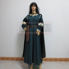 Movie Brave Princess Merida Dress Cosplay Costume Custom-made Any Size 2024 - buy cheap