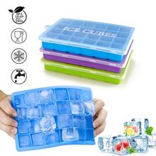 Ice Cube Mold Silicone Multi-grid Ice Cube Making Tool With Lid Household Refrigerator Accessories Beer Champagne Freezing Tool 2024 - buy cheap