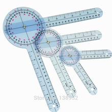 3pcs/set(6inch + 8inch+12inch) 360 Degree Spinal Goniometer plastic protractor Angle Medical Ruler Measure tape 2024 - buy cheap