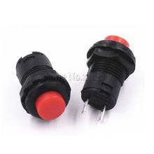 100PCS Mini Small Round Button Red Green Self-locking Push button Switch Latching ON/OFF 12mm 3A 125V 1.5A 250V AC 2024 - buy cheap