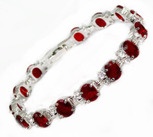 Relógio de pulso opala pedra vermelha, pulseira com gancho de joia de quartzo 7.5 "19cm para casamento 2024 - compre barato