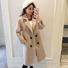 KMETRAM Wool Coat Female Jacket Woman Spring 2020 Korean Vintage Woolen Long Coats and Jackets Women Chaqueta Mujer MY2549 2024 - buy cheap