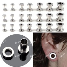 30Pcs 316L Stainless Steel Ear Tunnel Plug Kit Stretcher Flesh Expander Mixed Size Whole Body Jewelry Lots LR318 Free Shipping 2024 - buy cheap