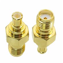 10PCS SMA Female Jack to MCX Male Plug RF Coaxial Adapter Connector 2024 - buy cheap