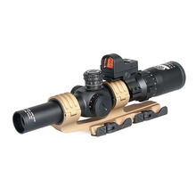 Canis latrans escopo de rifle 2.5-10x26, 1x red dot 2, montador de escopo para caça ao ar livre 2024 - compre barato