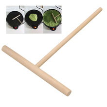 High Quality DIY Crepe Maker Pancake Batter Wooden Spreader Stick Home Kitchen Tool Kit 2024 - buy cheap
