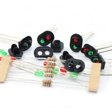 10 pcs Signal Heads With 3mm LEDs for railway signals HO or OO Scale NEW JTD07 Led turn signal model building kit 2024 - buy cheap
